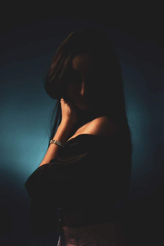 Portrait clair obscur